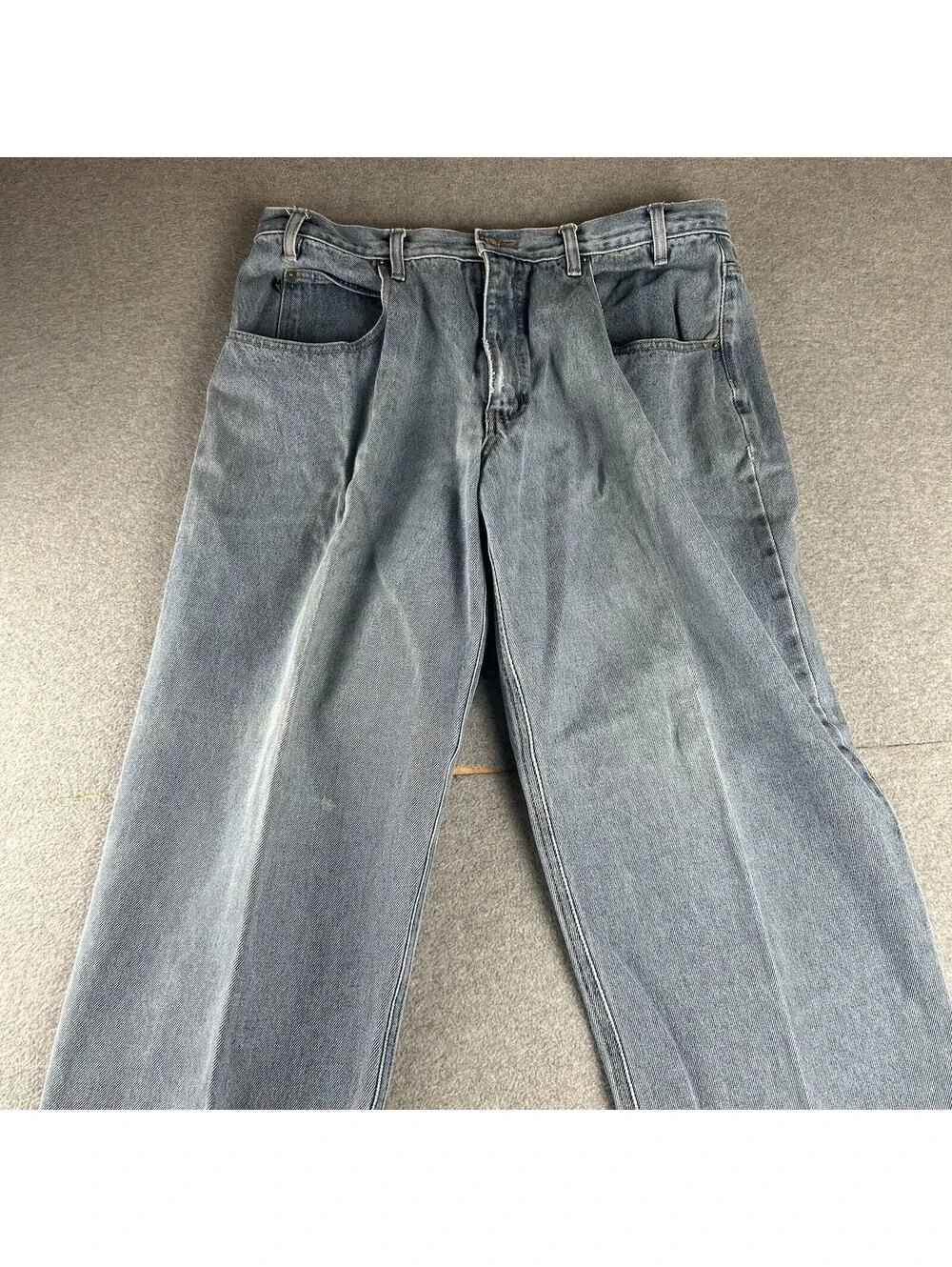 Vintage Bugle Boy Jeans Men's Size 36x34 Blue Denim 7M Millennium Baggy